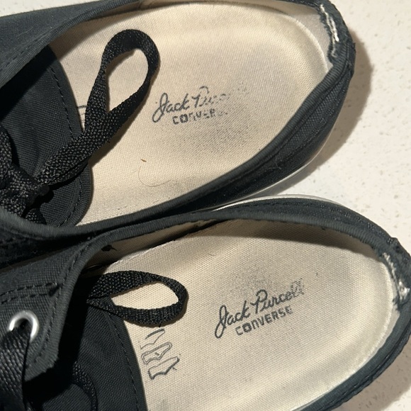 Men’s size 10.5 Converse Jack Purcell Low Top Shoes - Picture 6 of 7